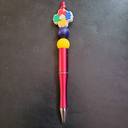 Autism Awareness Red Pen